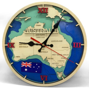 Home Australia Wooden Wall Clock