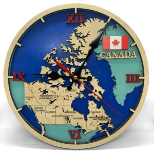 Home Canada Wooden Wall Clock